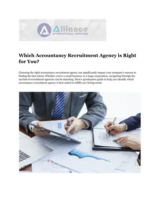 Which Accountancy Recruitment Agency is Right for You