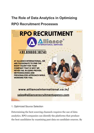 The Role of Data Analytics in Optimizing RPO Recruitment Processes