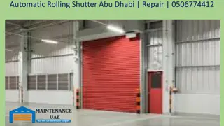 AUTOMATIC ROLLING SHUTTER ABU DHABI