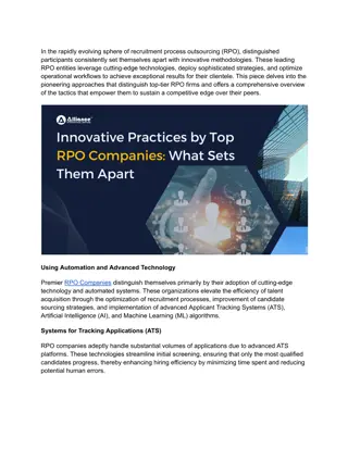 Innovative Practices by Top RPO Companies_ What Sets Them Apart