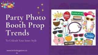 Party Photo Booth Prop Trends to Unleash Your Inner Style
