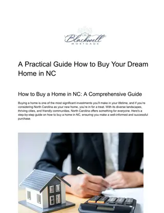 A Practical Guide: How to Buy Your Dream Home in NC