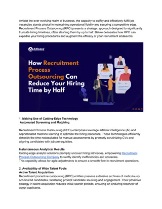 How Recruitment Process Outsourcing Can Reduce Your Hiring Time by Half