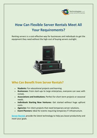 How Can Flexible Server Rentals Meet All Your Requirements?