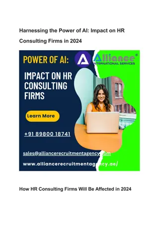 Harnessing the Power of AI Impact on HR Consulting Firms in 2024