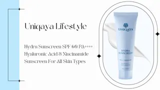 Niacinamide Sunscreen SPF 60     | Shop Online at Uniqaya