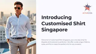 Introducing Customised Shirt Singapore