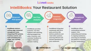 Transforming Restaurant Management with IntelliBooks