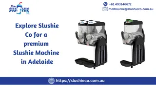 Explore Slushie Co for a  premium  Slushie Machine  in Adelaide