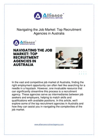 Navigating the Job Market Top Recruitment Agencies in Australia
