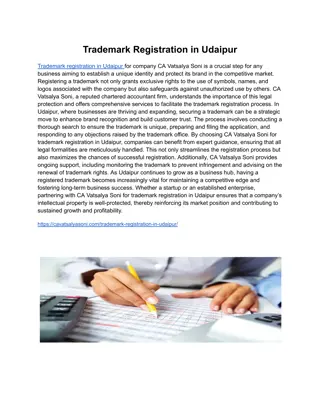 Trademark Registration in Udaipur