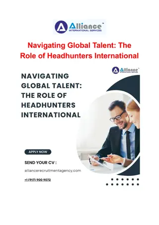 Navigating Global Talent: The Role of Headhunters International