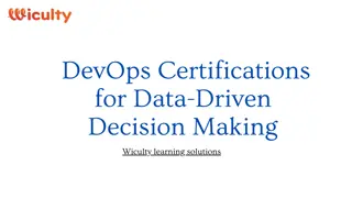 DevOps Certifications for Data-Driven Decision Making