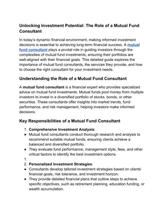 Unlocking Investment Potential_ The Role of a Mutual Fund Consultant