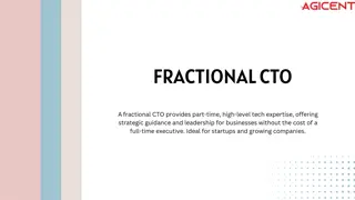 Fractional CTO for Startups: Key Responsibilities