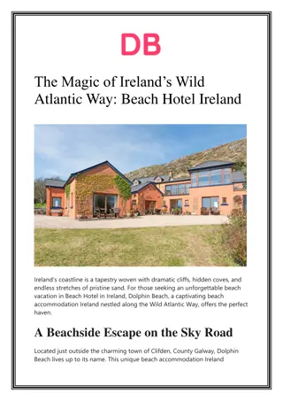 The Magic of Ireland’s Wild Atlantic Way Beach Hotel Ireland