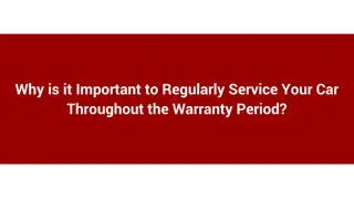 Why is it Important to Regularly Service Your Car Throughout the Warranty Period_