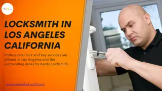 Fast and Reliable Locksmith Los Angeles Services
