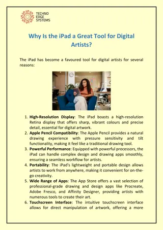 Why Is the iPad a Great Tool for Digital Artists?