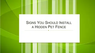Signs You Should Install a Hidden Pet Fence