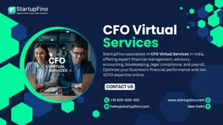 CFO Virtual Services | Expert VCFO Online | StartupFino