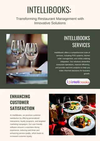 Transforming Restaurant Management with Intellibooks