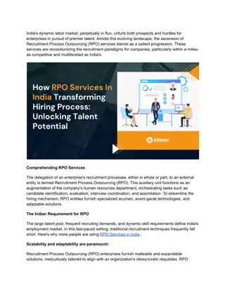 How RPO Services In India Transforming Hiring Process_ Unlocking Talent Potential