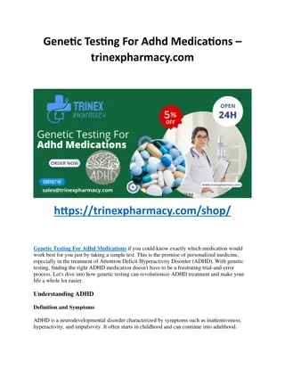 Genetic Testing for Adhd Medications - trinexpharmacy.com