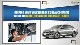Keeping Your Volkswagen Cool A Complete Guide to Radiator Service and Maintenance
