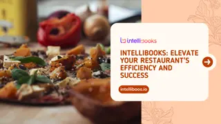 IntelliBooks Elevate Your Restaurant's Efficiency and Success