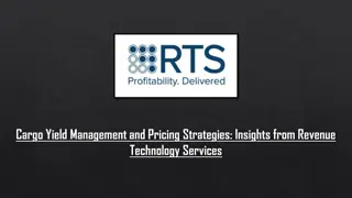 Cargo Yield Management and Pricing Strategies