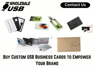 Buy Custom USB Business Cards to Empower Your Brand