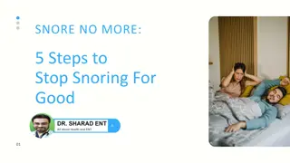 Discover the 5 Proven Steps to Finally Stop Snoring - Dr. Sharad