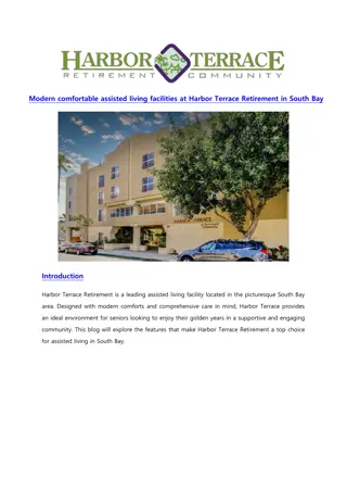 Modern comfortable assisted living facilities in South Bay