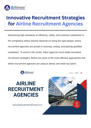 Innovative Recruitment Strategies for Airline Recruitment Agencies