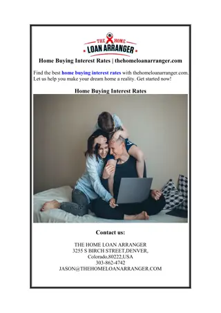 Home Buying Interest Rates | thehomeloanarranger.com