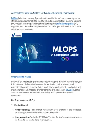 MLOps Online Training | MLOps Training Course in Hyderabad
