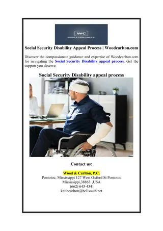 Social Security Disability Appeal Process | Woodcarlton.com