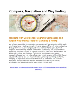 Navigate with Confidence: Magnetic Compasses and Expert Wayfinding Tools for Cam