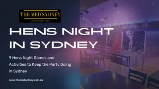 9 Hens Night Games and Activities to Keep the Party Going in Sydney