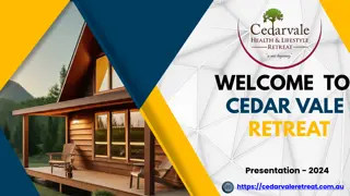 Cedarvale Health and Wellness Retreats in NSW and Victoria