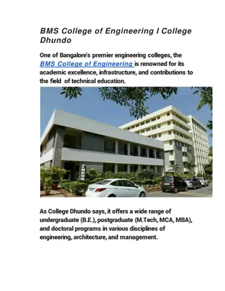 BMS College of Engineering I College Dhundo
