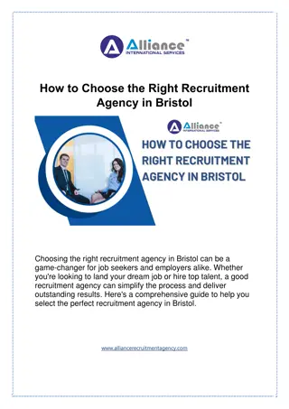 How to Choose the Right Recruitment Agency in Bristol