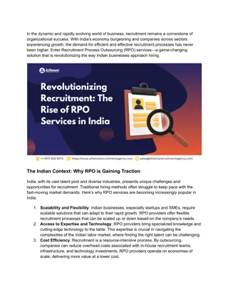 Revolutionizing Recruitment_ The Rise of RPO Services in India