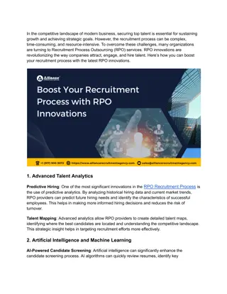 Boost Your Recruitment Process with RPO Innovations