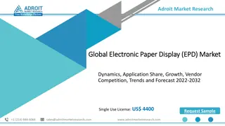 Electronic Paper Display (EPD) Market Key Insights, Size, Growth