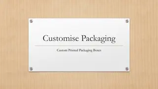 Customise Packaging