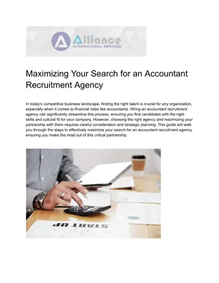 Maximizing Your Search for an Accountant Recruitment Agency