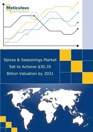 Spices & Seasonings Market Set to Achieve $30.35 Billion Valuation by 2031