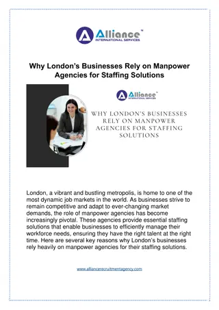 Why London’s Businesses Rely on Manpower Agencies for Staffing Solutions